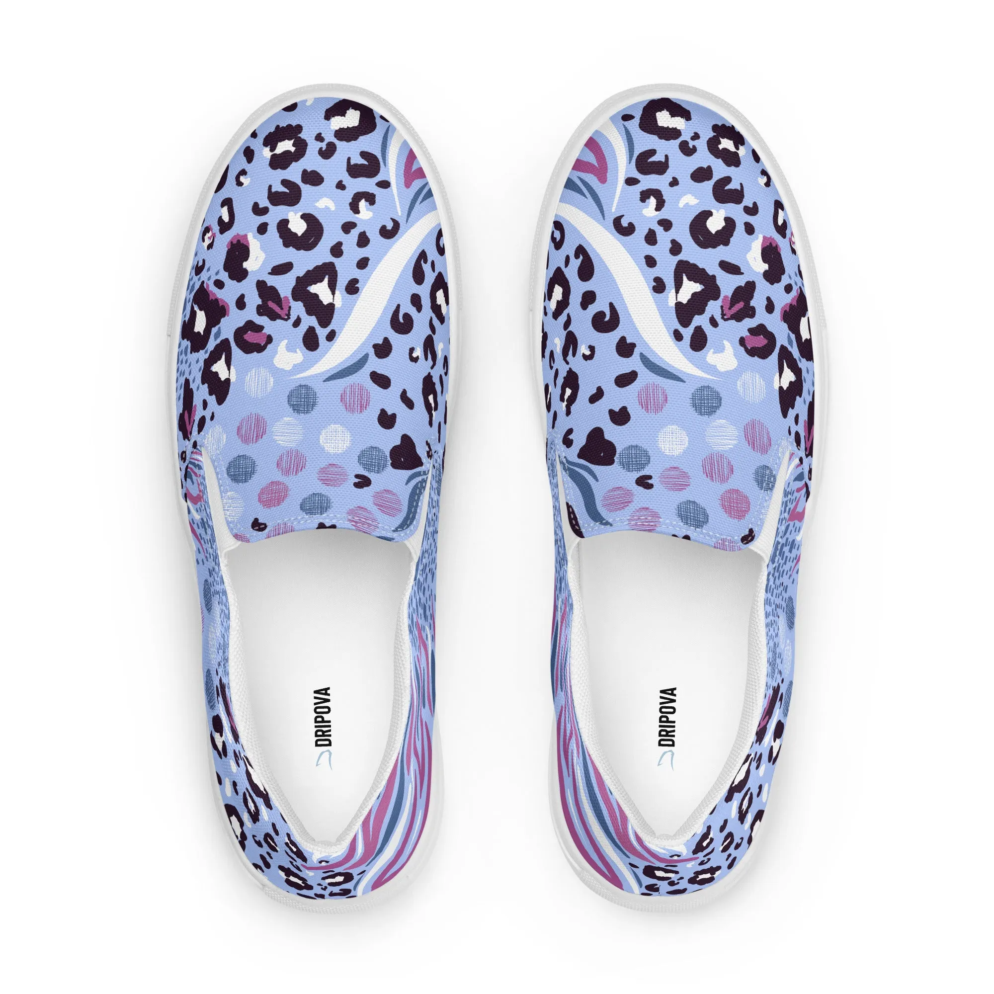 Groovy Wild Child Animal Slip-On Canvas Shoes