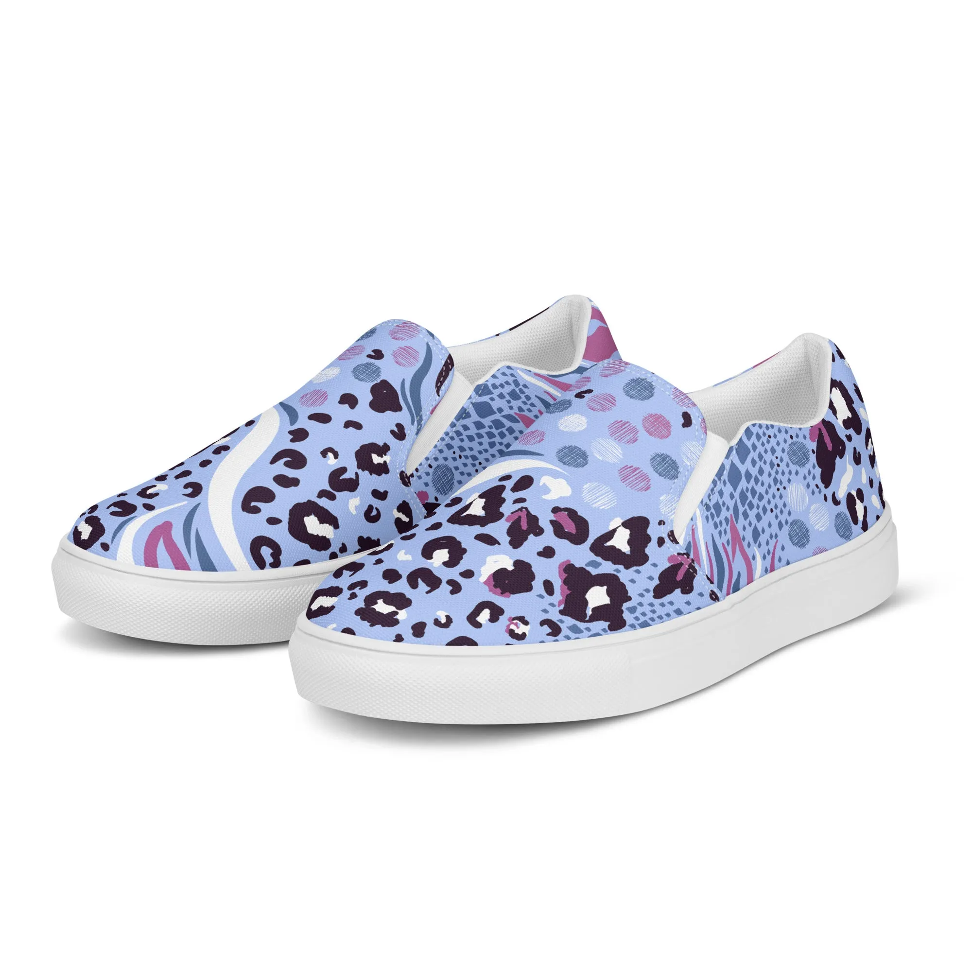 Groovy Wild Child Animal Slip-On Canvas Shoes