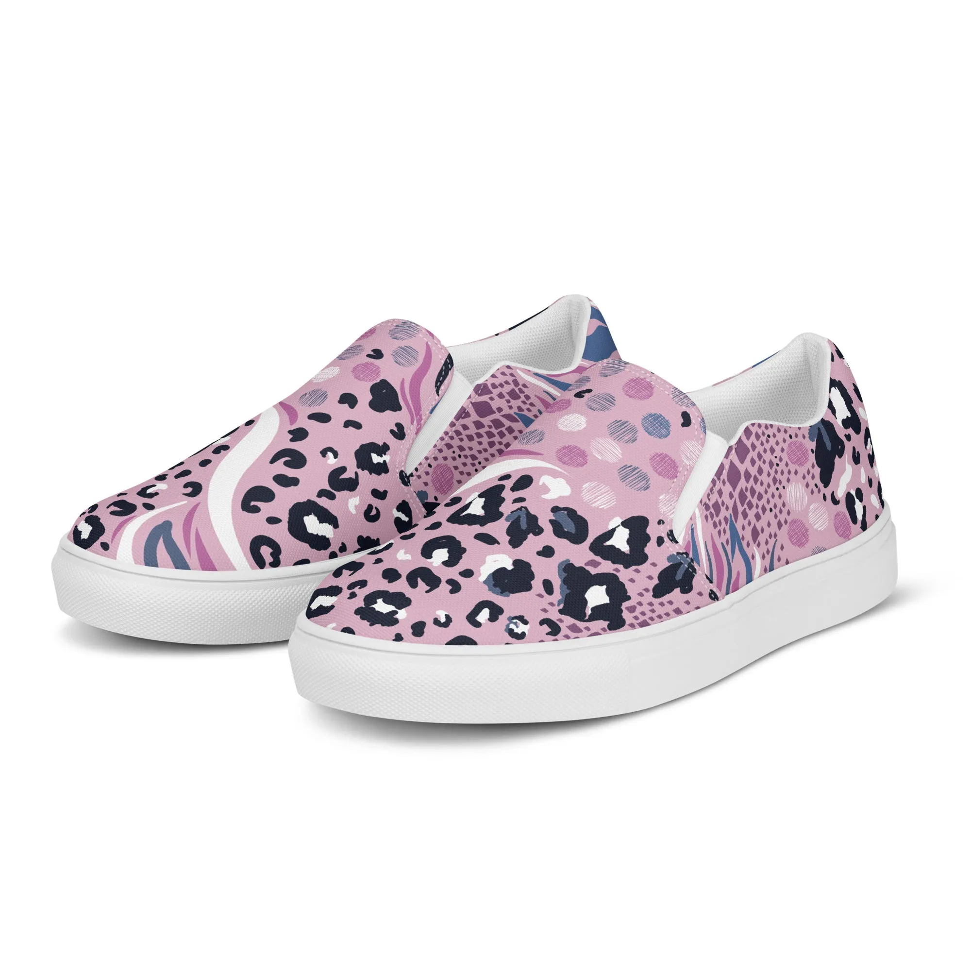 Groovy Wild Child Animal Slip-On Canvas Shoes