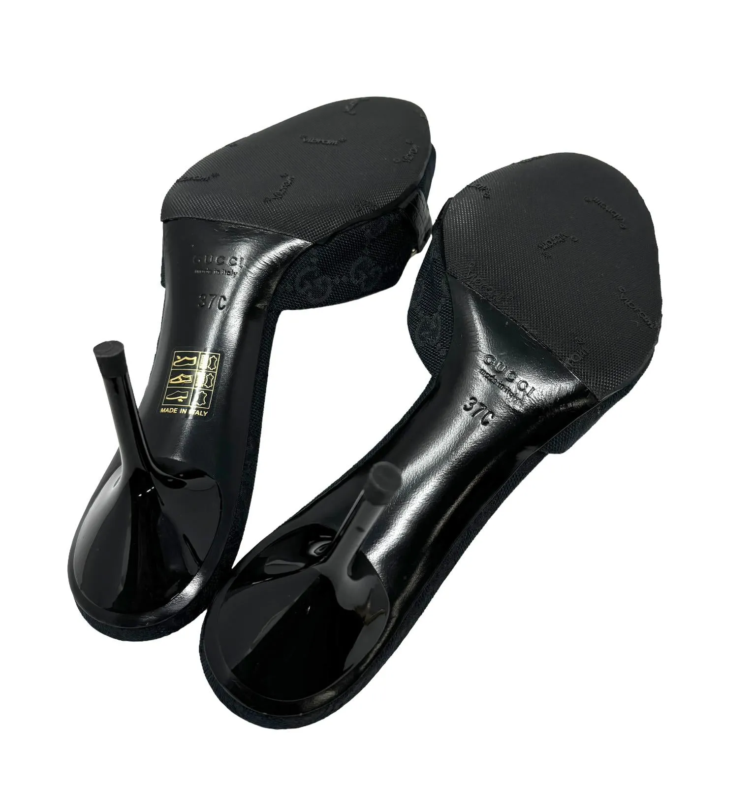 Gucci Black Horse Bit Heels