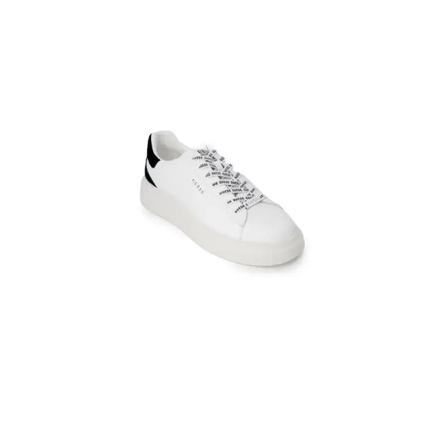 Guess Mens Fall Winter Sneakers White Leather Rubber