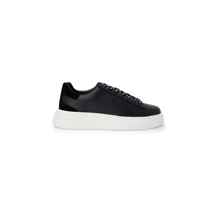 Guess Mens Fall Winter Sneakers White Leather Rubber