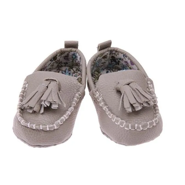Handmade Leather Moccasin Baby Shoes