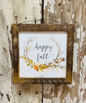 Happy Fall Sign
