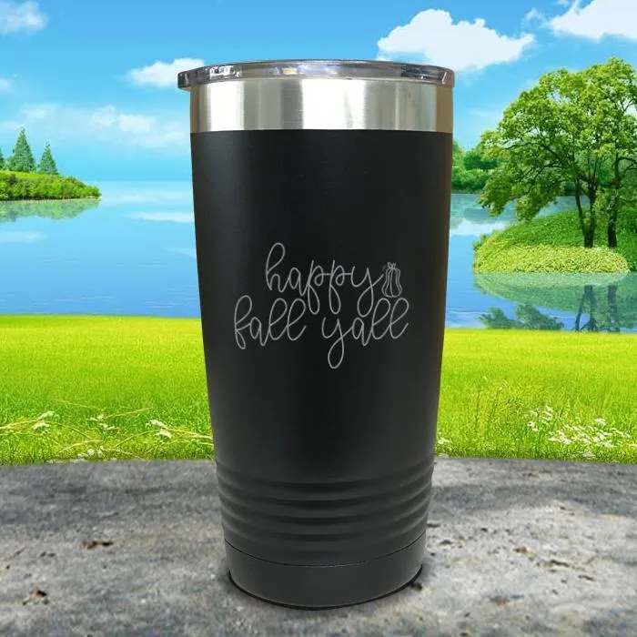 Happy Fall Y'all Engraved Tumbler