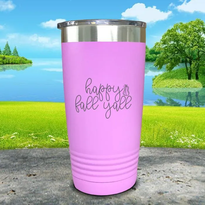 Happy Fall Y'all Engraved Tumbler