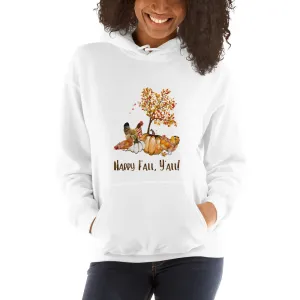 Happy Fall Y'All Unisex Hoodie