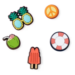 Happy Summer 5 Jibbitz Pack