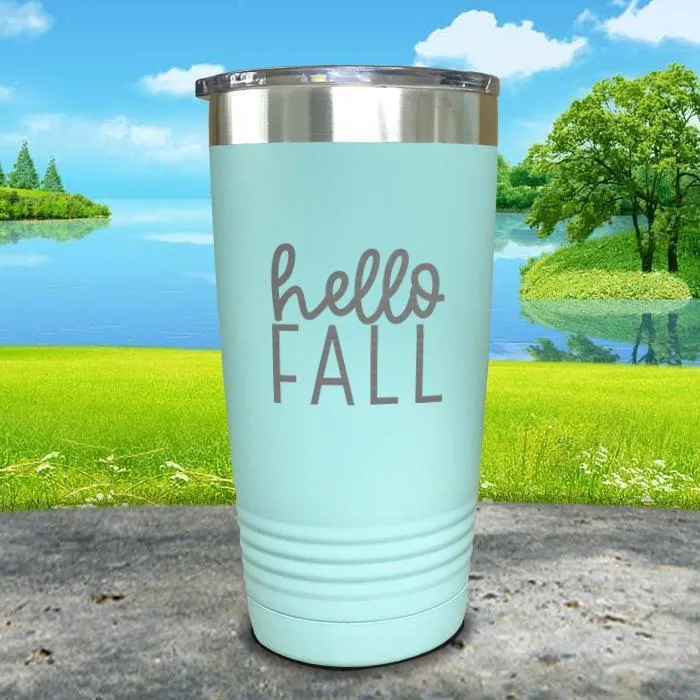 Hello Fall Engraved Tumbler