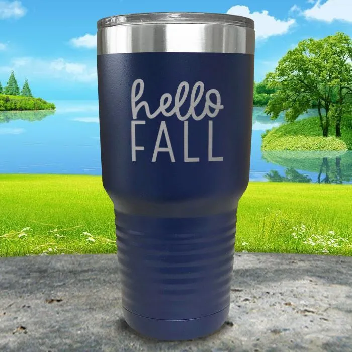 Hello Fall Engraved Tumbler