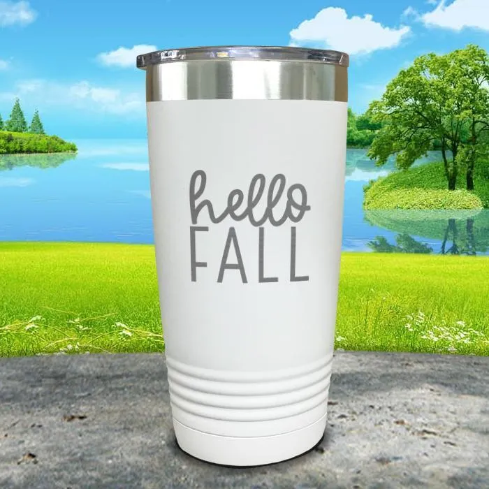 Hello Fall Engraved Tumbler
