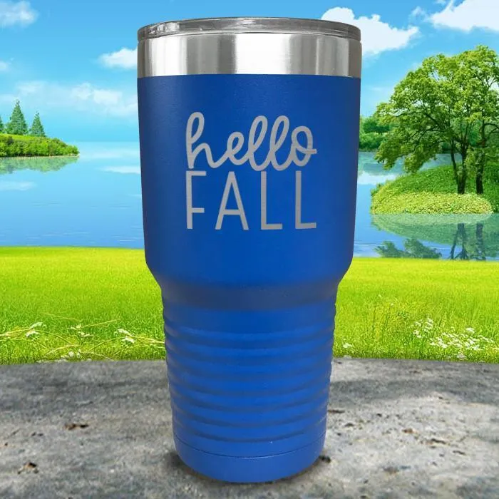 Hello Fall Engraved Tumbler