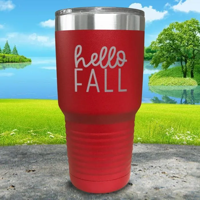 Hello Fall Engraved Tumbler