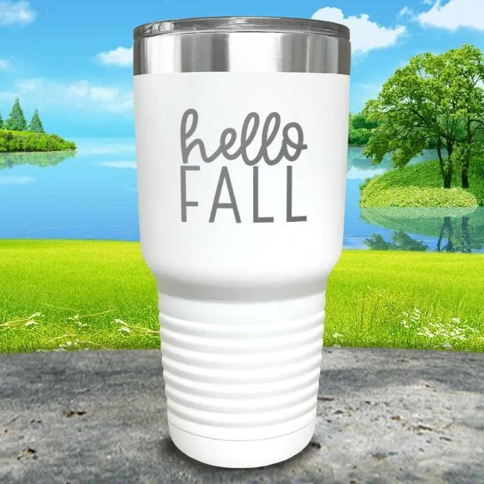 Hello Fall Engraved Tumbler