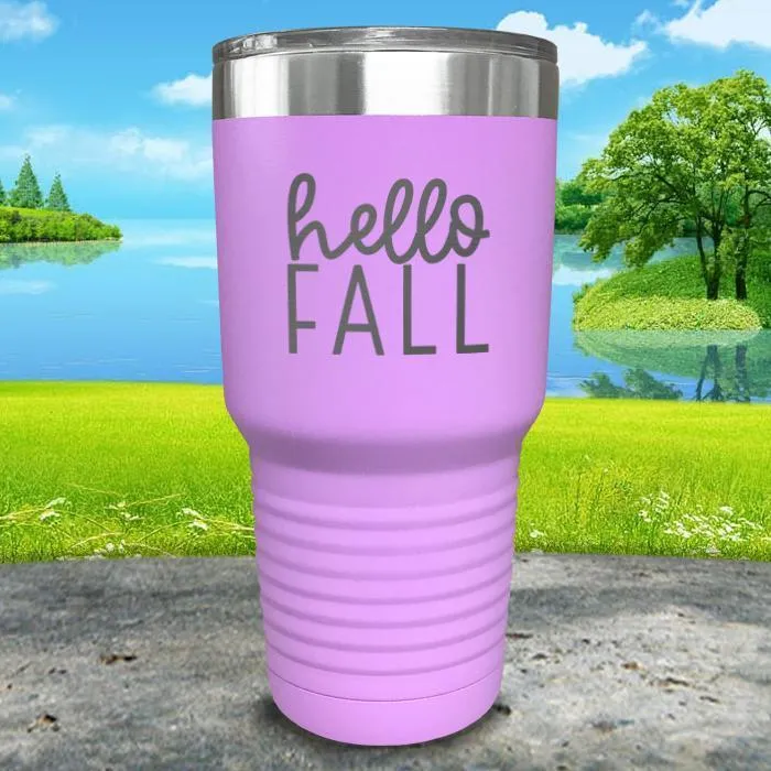 Hello Fall Engraved Tumbler