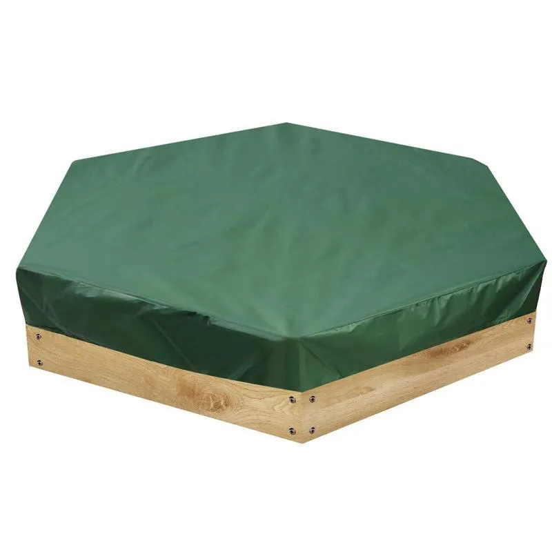 Hexagonal Bunker Toy Cover - 180X150Cm - Uv Dust And Waterproof - Green