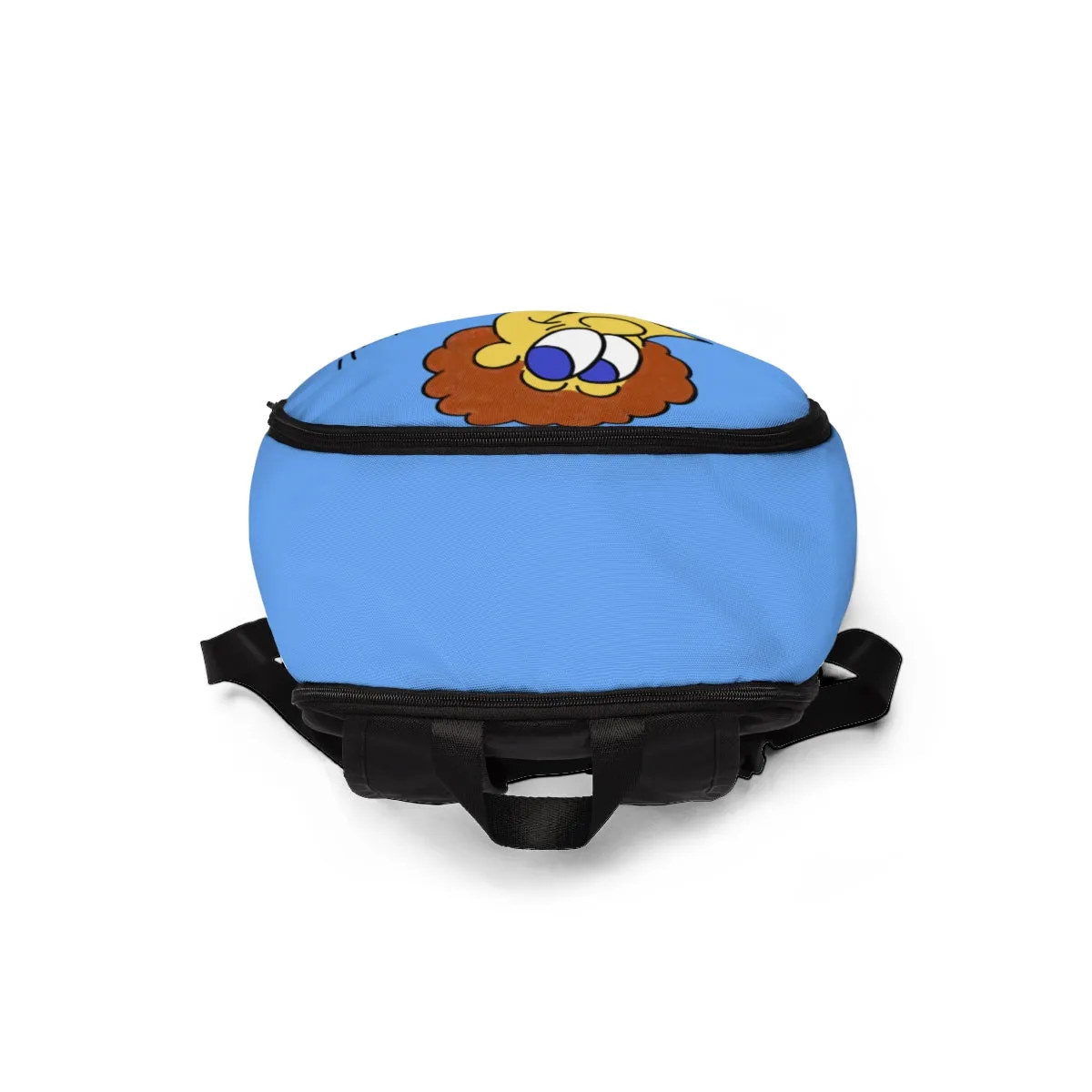 Hey, Hey, Hey!! light blue Unisex Fabric Backpack