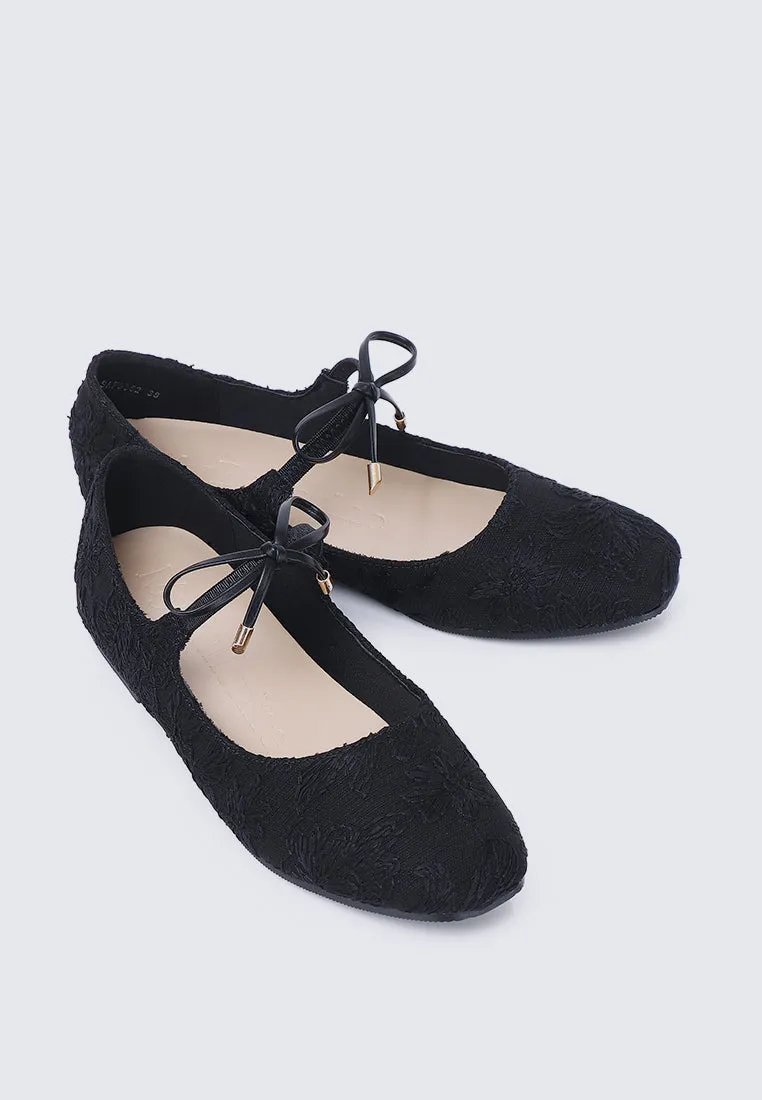 Heya Comfy Ballerina  In Black