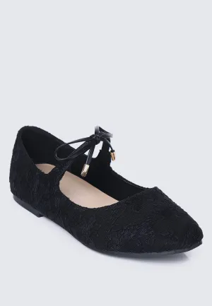 Heya Comfy Ballerina  In Black