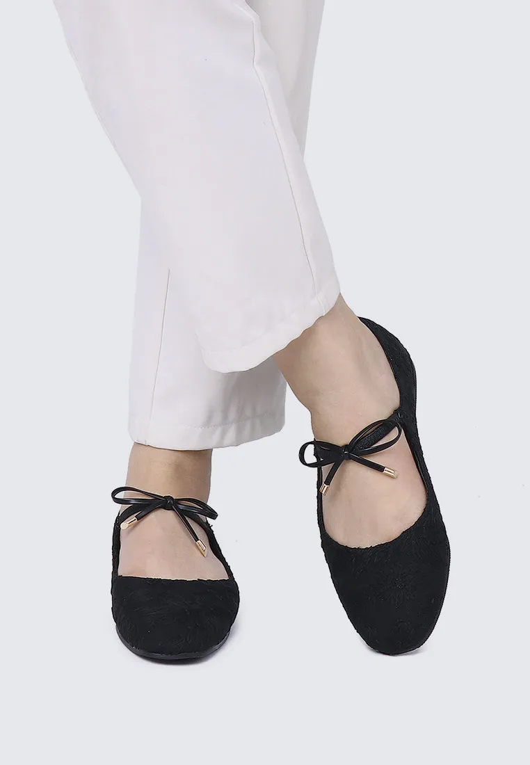 Heya Comfy Ballerina  In Black
