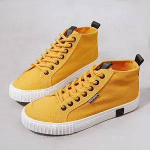 High Top Canvas Shoes