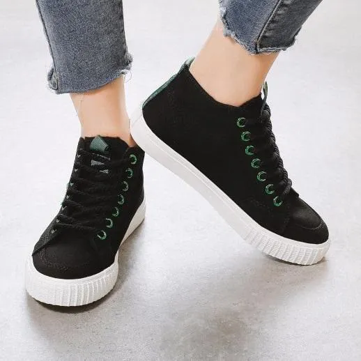 High Top Canvas Shoes