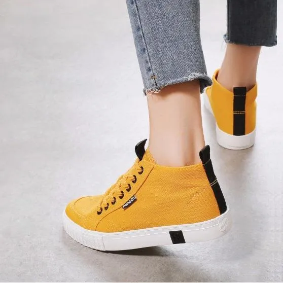 High Top Canvas Shoes