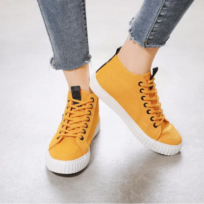 High Top Canvas Shoes