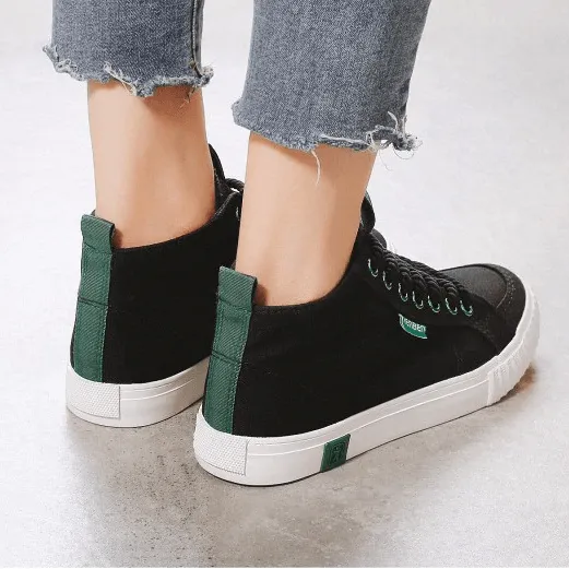 High Top Canvas Shoes