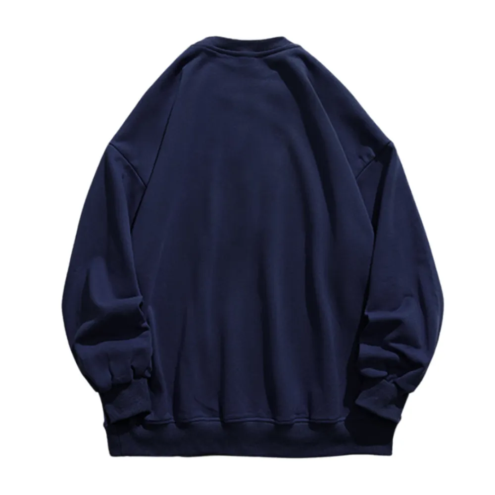 Hip Hop Loose Graphic Letter Sweatshirt