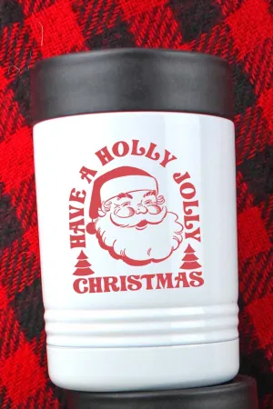 Holly Jolly Christmas Stainless Steel Hugger 12oz