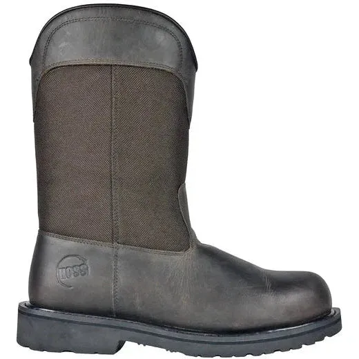 Hoss Men's Buck 11" Steel Safety Toe Duty Boot - Black 90416