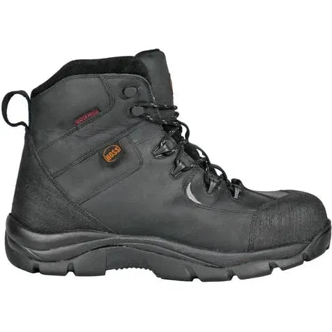 Hoss Men's Ridge Composite Toe Waterproof Puncture Resistant  Boot - Black 60130