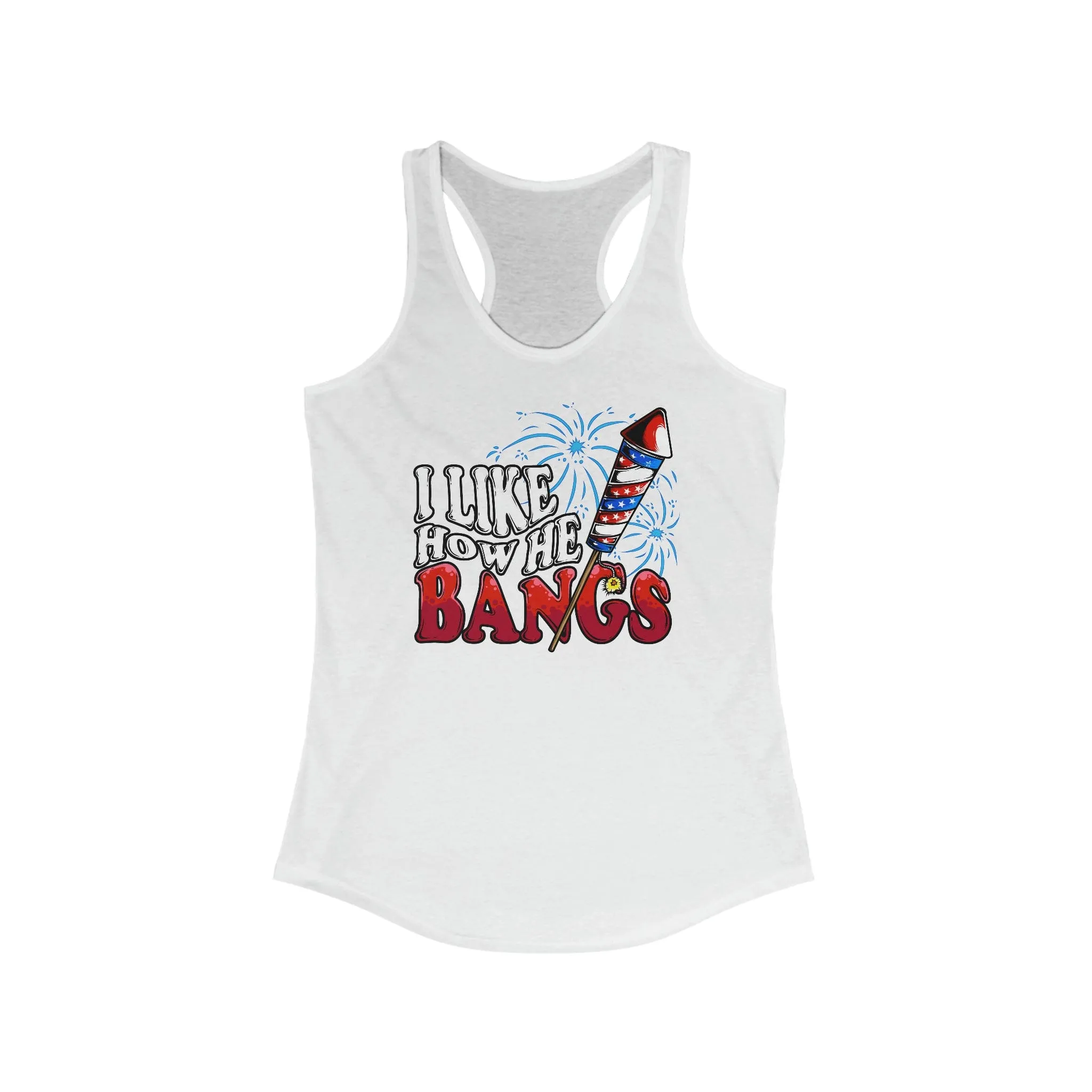 I Like How He Bangs Women's Racerback Tank