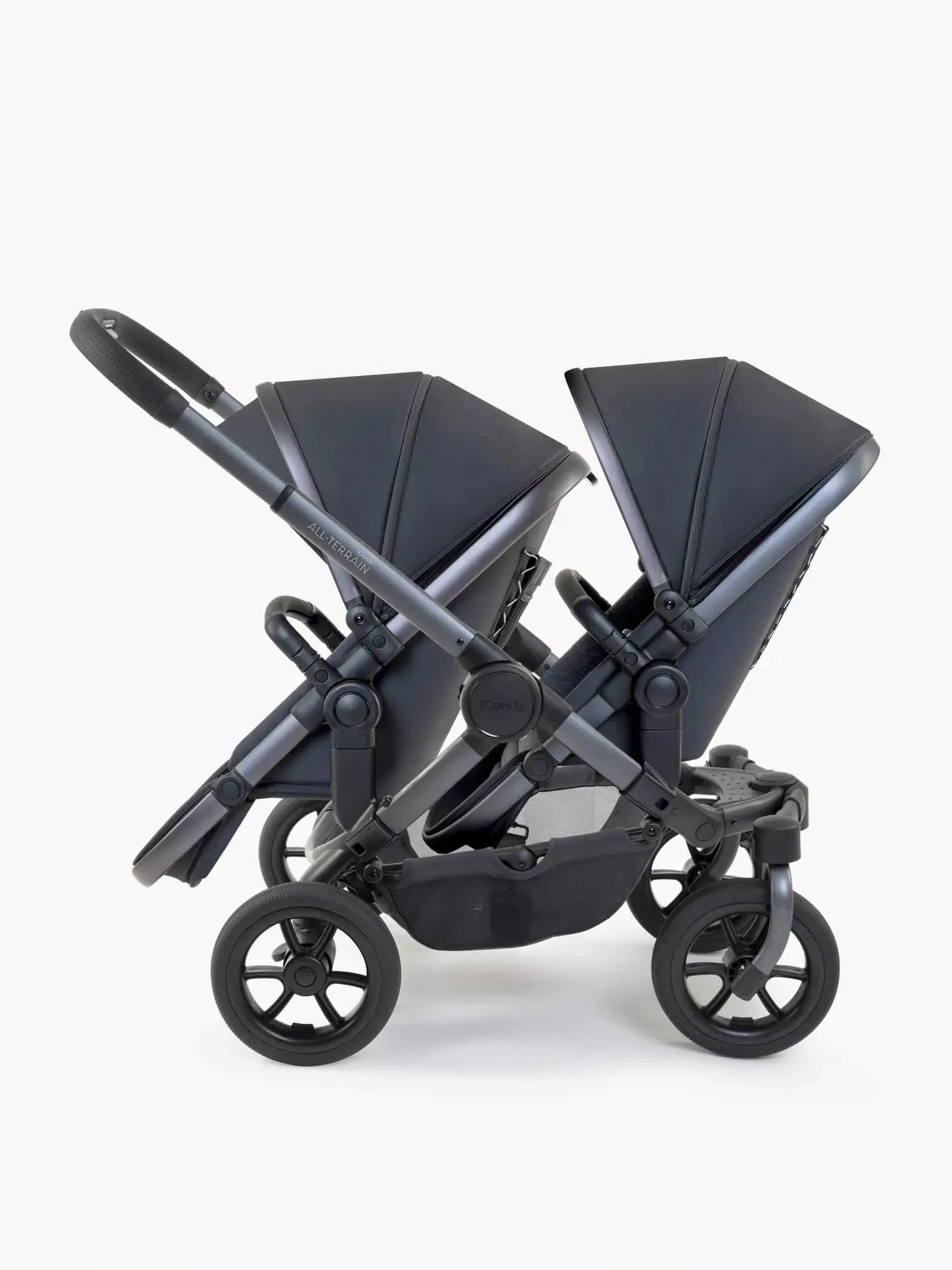 iCandy Peach 7 All-Terrain Twin Pushchair - Storm