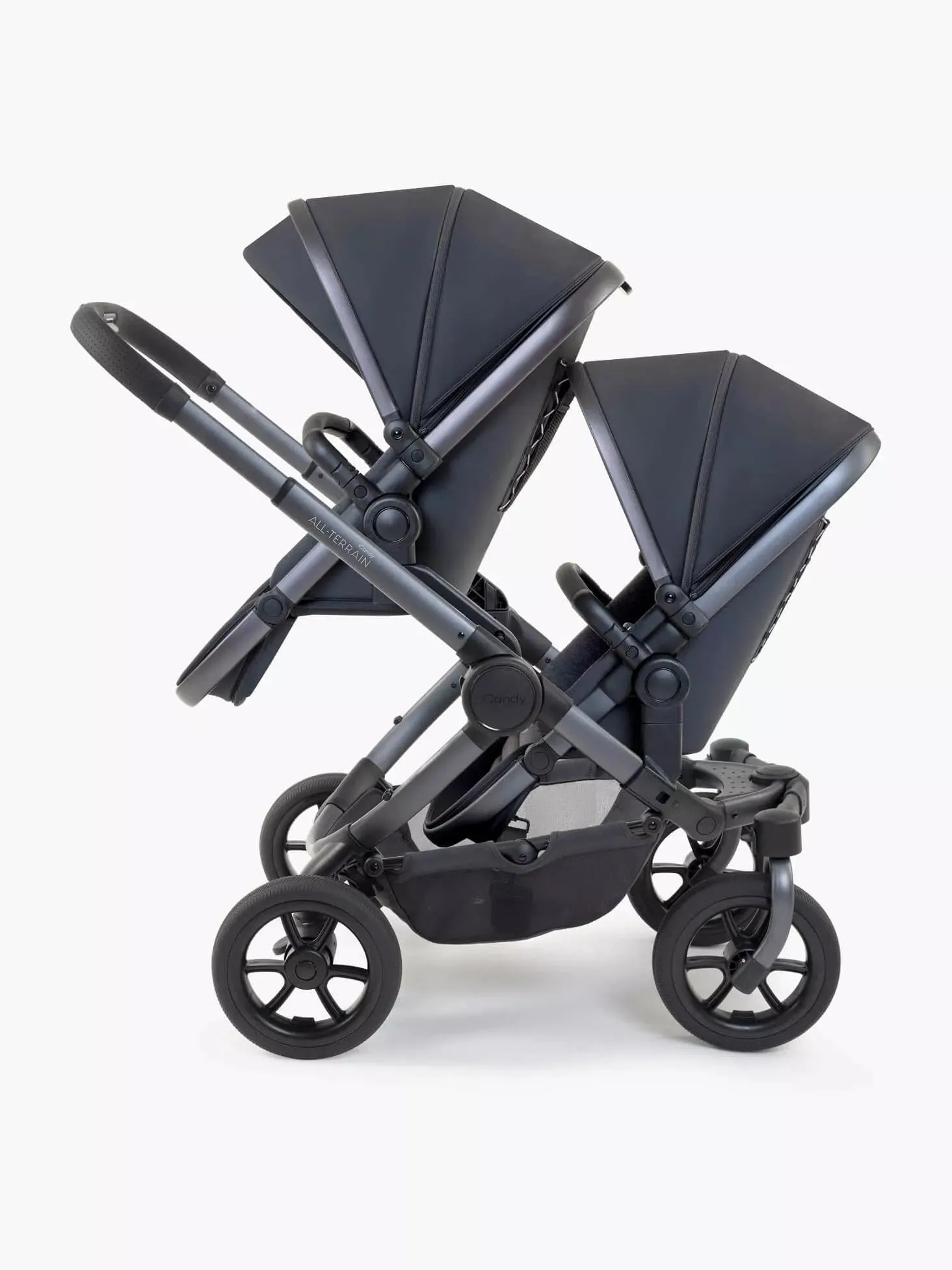iCandy Peach 7 All-Terrain Twin Pushchair - Storm