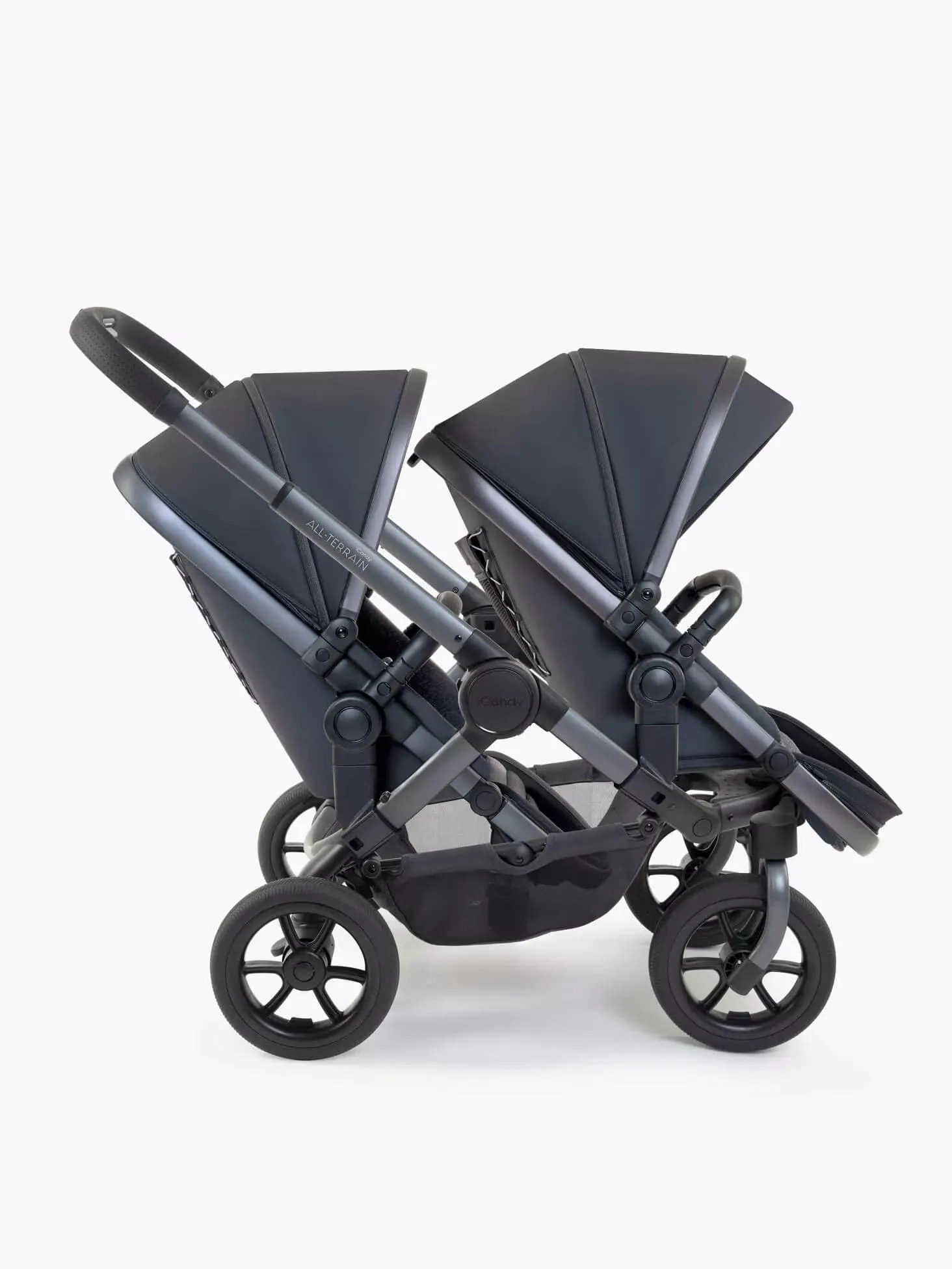 iCandy Peach 7 All-Terrain Twin Pushchair - Storm