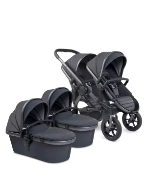 iCandy Peach 7 All-Terrain Twin Pushchair - Storm