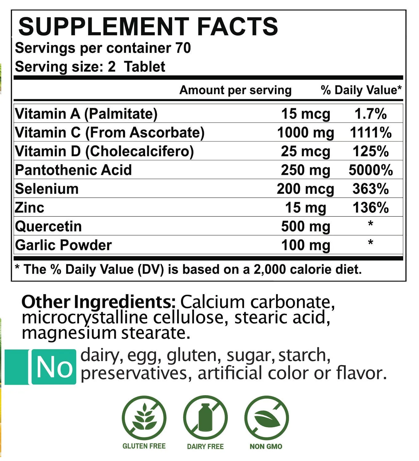 Immune Booster (Sniffle Kickers), Tablets