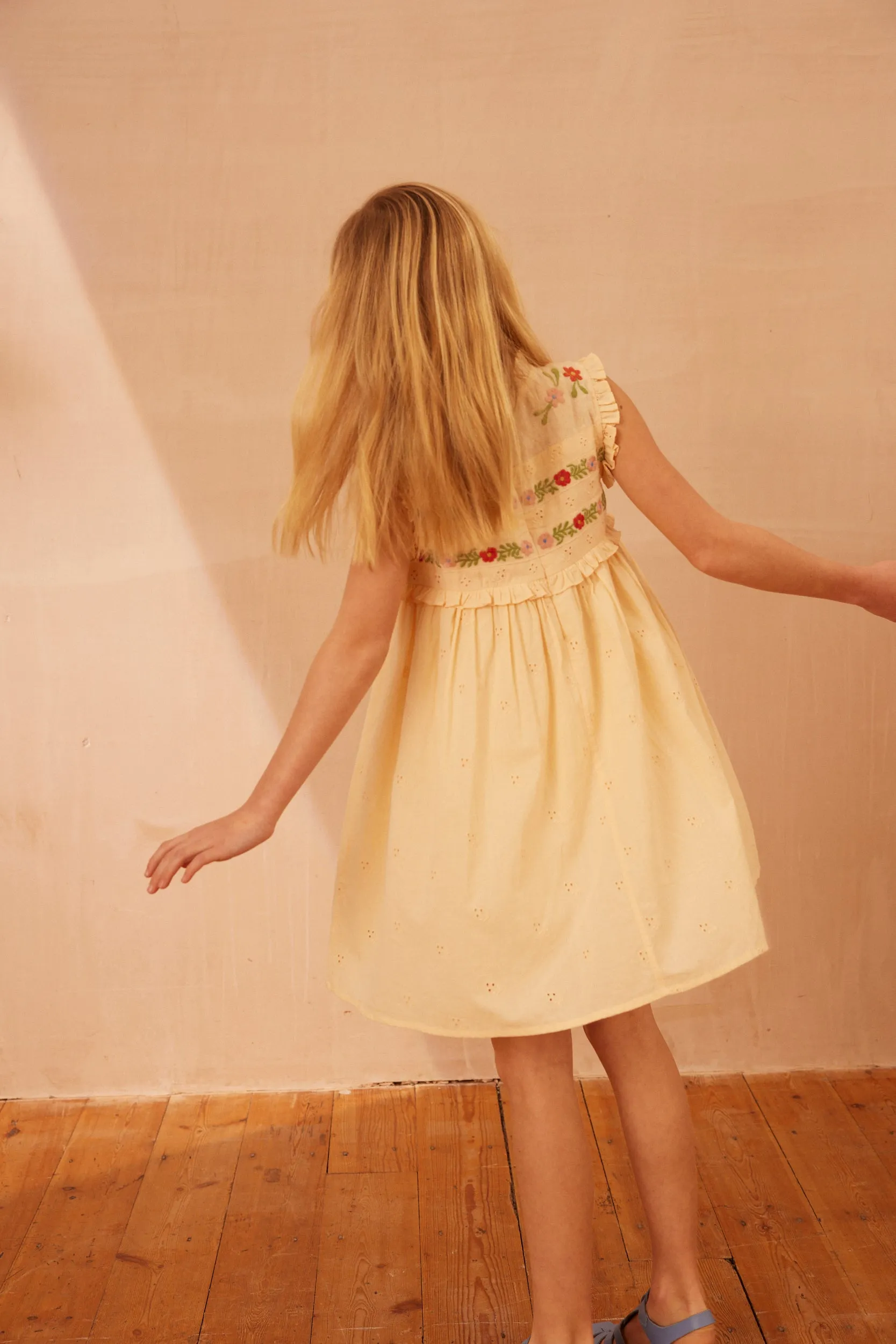 Irra Dress - Milk Broderie Anglaise