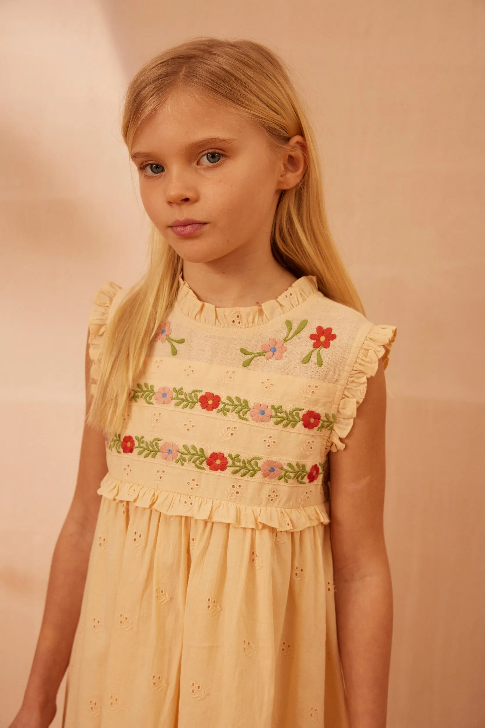 Irra Dress - Milk Broderie Anglaise
