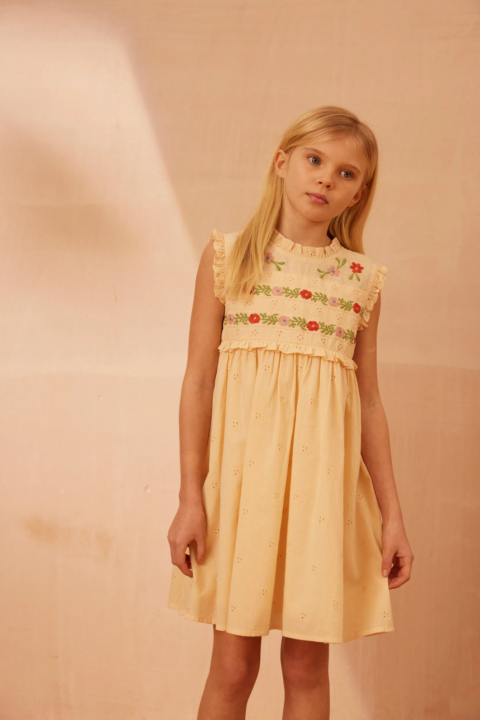 Irra Dress - Milk Broderie Anglaise