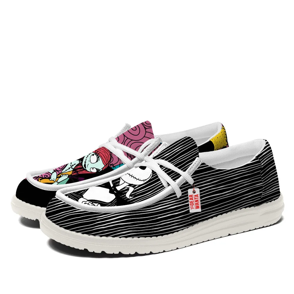 Jack and Sally Canvas Loafer Shoes
