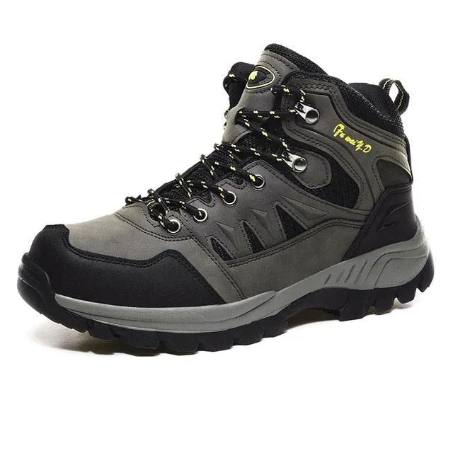 Jackshibo Men's Outdoor Hiking Shoes Mountaineer Climbing Sneakers