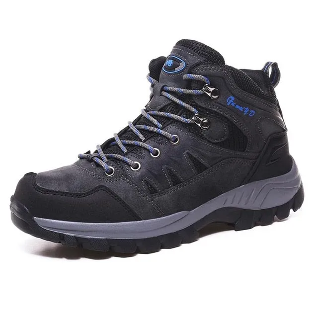 Jackshibo Men's Outdoor Hiking Shoes Mountaineer Climbing Sneakers