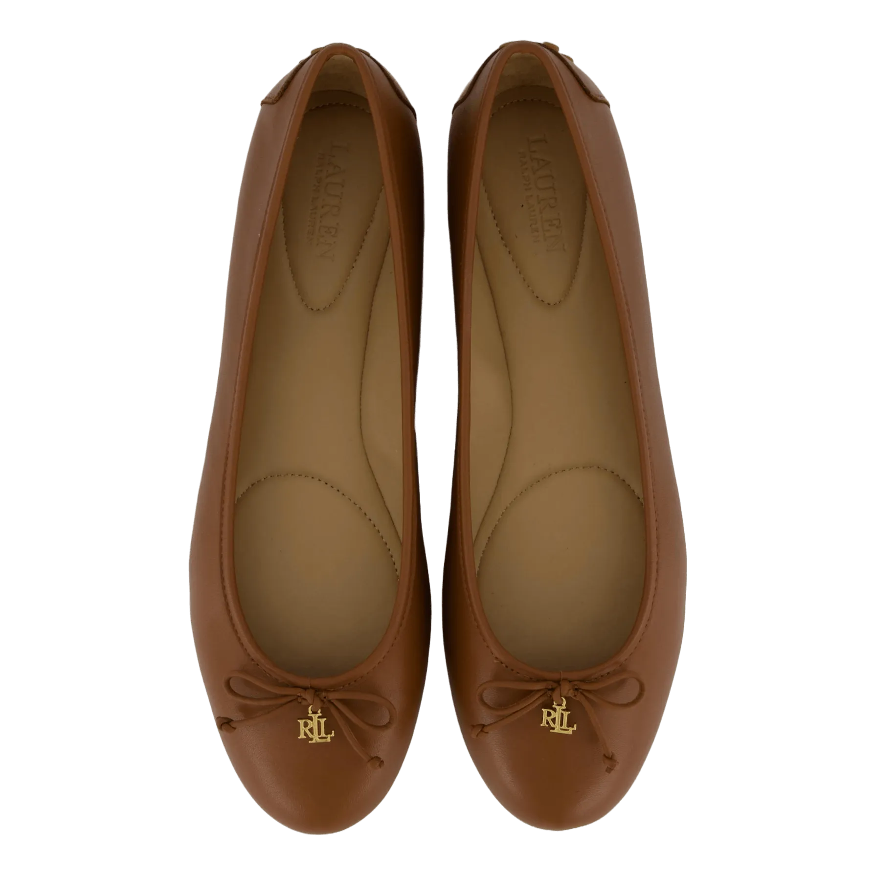 Jayna Nappa Leather Driver Flat Deep Saddle Tan