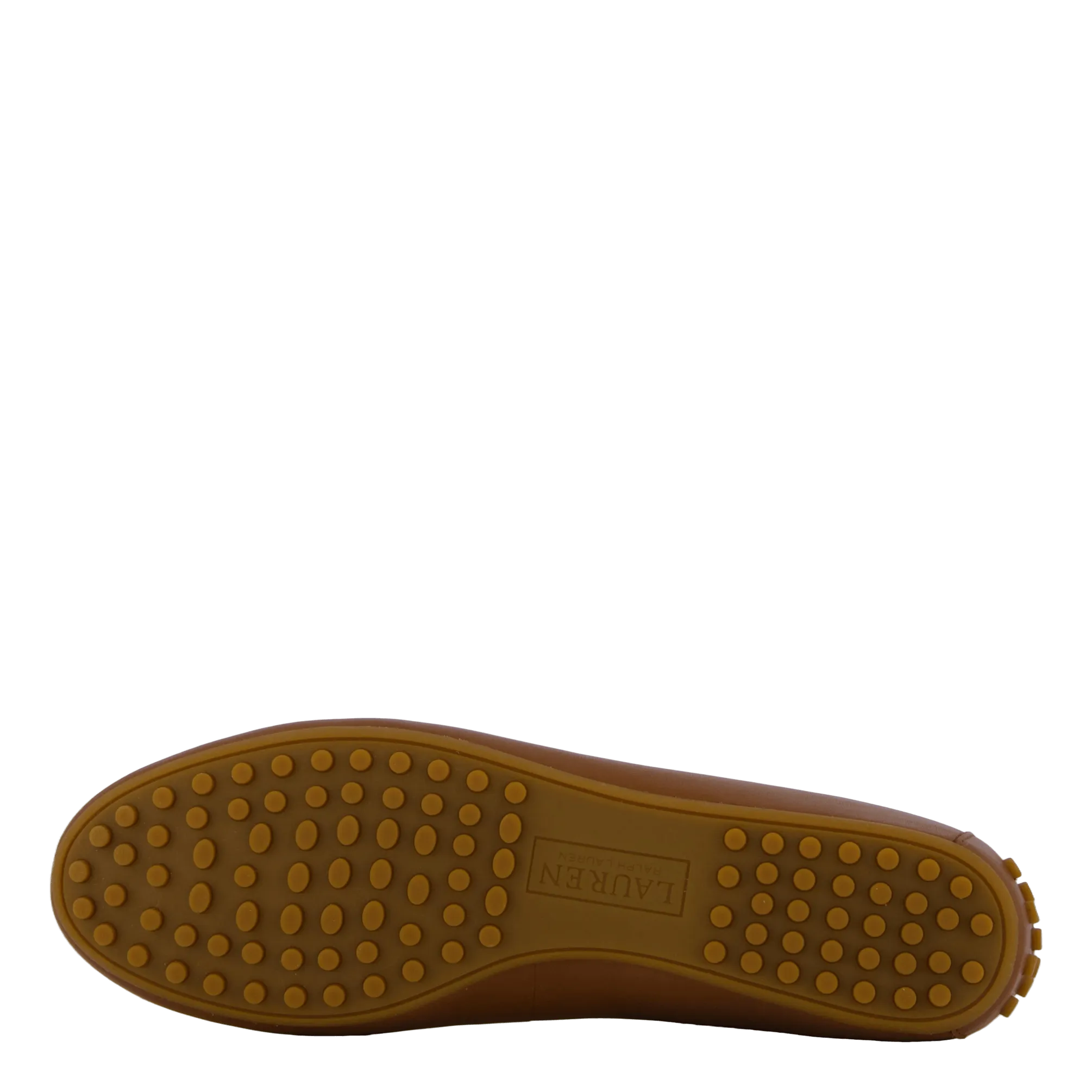 Jayna Nappa Leather Driver Flat Deep Saddle Tan