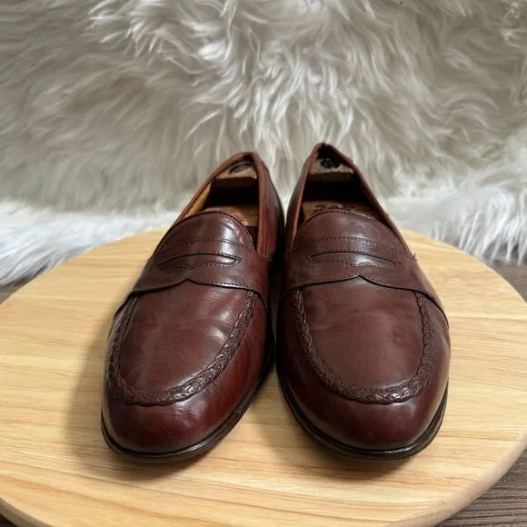 Johnston and Murphy Cellini Italy Penny Loafer Shoes Size 11.5 M