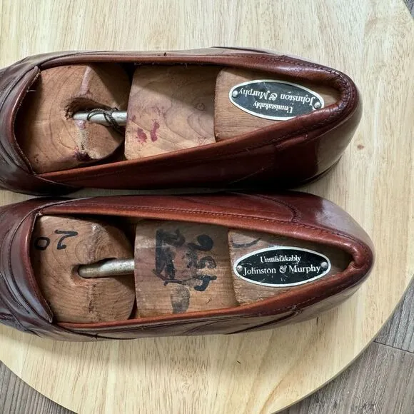 Johnston and Murphy Cellini Italy Penny Loafer Shoes Size 11.5 M