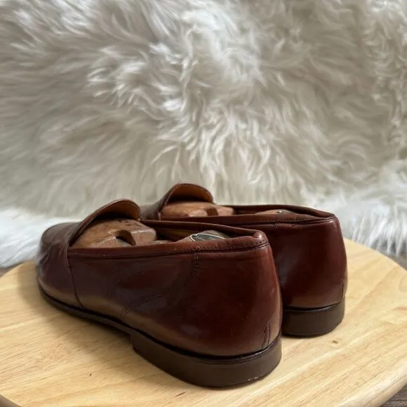 Johnston and Murphy Cellini Italy Penny Loafer Shoes Size 11.5 M